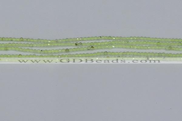 CTG631 15.5 inches 2mm faceted round prehnite gemstone beads