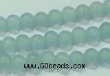 CTG66 15.5 inches 3mm round tiny dyed white jade beads wholesale