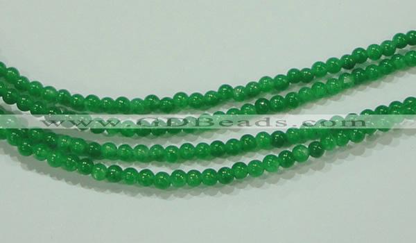 CTG69 15.5 inches 3mm round tiny dyed white jade beads wholesale