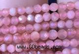 CTG715 15.5 inches 2mm faceted round tiny rhodochrosite beads