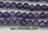 CTG73 15.5 inches 3mm round grade A tiny amethyst beads wholesale