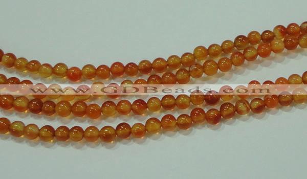 CTG78 15.5 inches 3mm round tiny red agate beads wholesale