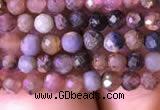 CTG798 15.5 inches 3mm faceted round tiny ruby sapphire beads