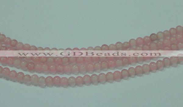 CTG80 15.5 inches 3mm round tiny dyed white jade beads wholesale