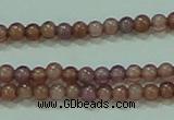 CTG89 15.5 inches 1.5mm round grade B tiny garnet beads wholesale