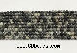 CTJ410 15.5 inches 4mm round black water jasper gemstone beads wholesale