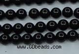 CTK01 15.5 inches 4mm round tektite gemstone beads wholesale