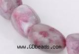 CTO12 15.5 inches 13*20mm freeform natural tourmaline beads