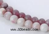 CTO14 15 inches 6mm & 6.5mm round natural tourmaline beads