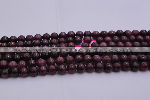 CTO501 15.5 inches 5mm - 5.5mm round natural red tourmaline beads