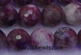 CTO616 15.5 inches 11mm faceted round tourmaline gemstone beads