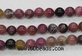 CTO63 15.5 inches 7mm round natural tourmaline gemstone beads