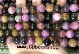 CTO689 15.5 inches 11mm round tourmaline beads wholesale