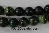 CTP203 15.5 inches 10mm round yellow pine turquoise beads wholesale