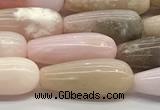 CTR150 15.5 inches 6*16mm teardrop natural pink opal beads