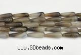 CTR413 15.5 inches 10*30mm teardrop agate beads wholesale