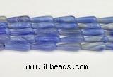 CTR425 15.5 inches 10*30mm teardrop agate beads wholesale