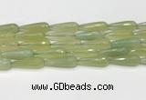 CTR459 15.5 inches 10*30mm faceted teardrop agate beads wholesale