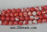 CTU1000 15.5 inches 4mm round synthetic turquoise beads wholesale