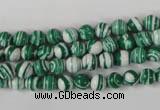 CTU1126 15.5 inches 6mm round synthetic turquoise beads wholesale