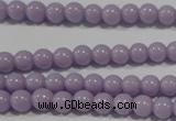 CTU1400 15.5 inches 3mm round synthetic turquoise beads