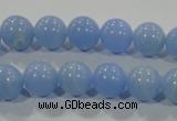 CTU1734 15.5 inches 10mm round synthetic turquoise beads