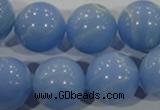 CTU1739 15.5 inches 20mm round synthetic turquoise beads