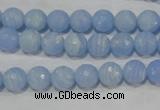 CTU1743 15.5 inches 8mm faceted round synthetic turquoise beads