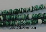 CTU2041 15.5 inches 6mm round synthetic turquoise beads