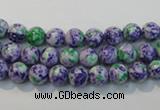 CTU2151 15.5 inches 6mm round synthetic turquoise beads