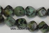 CTU2461 15.5 inches 6*6mm cube African turquoise beads wholesale