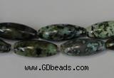 CTU2468 15.5 inches 8*20mm rice African turquoise beads wholesale