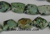 CTU2482 15.5 inches 12*16mm - 13*18mm freeform African turquoise beads