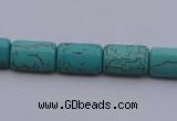 CTU25 15.5 inches 18*25mm rectangle blue turquoise beads Wholesale