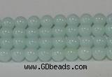 CTU2563 15.5 inches 4mm round synthetic turquoise beads