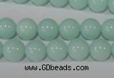 CTU2566 15.5 inches 10mm round synthetic turquoise beads