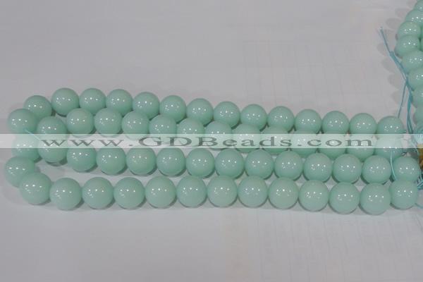 CTU2568 15.5 inches 14mm round synthetic turquoise beads