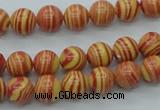 CTU286 16 inches 8mm round imitation turquoise beads wholesale