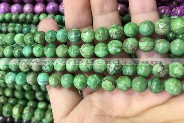 CTU3032 15.5 inches 8mm round South African turquoise beads