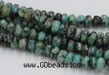 CTU405 15.5 inches 3*6mm rondelle African turquoise beads wholesale