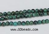 CTU425 15.5 inches 4mm round African turquoise beads wholesale