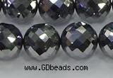 CTZ615 15.5 inches 14mm faceted round terahertz beads wholesale