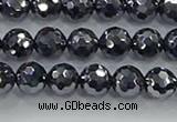 CTZ621 15.5 inches 6mm faceted round terahertz beads wholesale