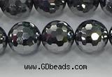 CTZ623 15.5 inches 10mm faceted round terahertz beads wholesale