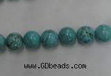 CWB556 15.5 inches 8mm round howlite turquoise beads wholesale