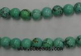 CWB566 15.5 inches 7mm round howlite turquoise beads wholesale