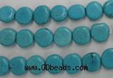 CWB750 15.5 inches 9mm freeform howlite turquoise beads wholesale