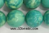 CWB878 15.5 inches 10mm round howlite turquoise beads wholesale