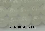 CWH53 15.5 inches 10mm round white jade beads wholesale