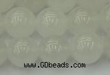 CWH55 15.5 inches 14mm round white jade beads wholesale